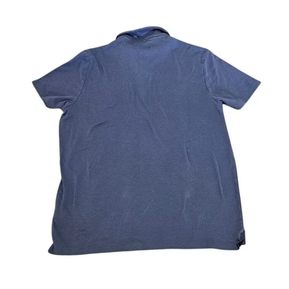 Banana Republic Polo Shirt Men Blue 100% Cotton XL